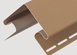 Внешний угол для винилового сайдинга Деке PREMIUM и STANDARD Капучино