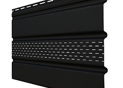 Софит Grand Line Premium Acryl с частичной перфорацией Чёрный