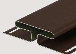 H-профиль для винилового сайдинга Деке PREMIUM и STANDARD Каштан