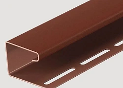J-профиль для сайдинга Деке PREMIUM и STANDARD Гранат