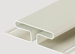 H-профиль для винилового сайдинга Деке PREMIUM и STANDARD Сливки
