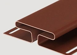 H-профиль для винилового сайдинга Деке PREMIUM и STANDARD Гранат