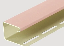 J-профиль для сайдинга Деке PREMIUM и STANDARD Персик